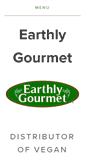 Mobile Screenshot of earthlygourmet.com